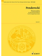 Polymorphia 48 Strings by Penderecki Krzysztof for Score