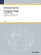 English Songs 9 Sop/mz Sop/pf by Hindemith Paul for