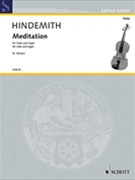 Meditation Aus Dem Tanzspiel nobilissima Visione by Hindemith Paul - Heribert Breuer - for Vla w/ Orgn