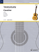 Cavatine by Tansman Alexandre for Guitar