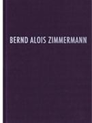 Bernd Alois Zimmermann Werkverzeichnis Hardcover German by for