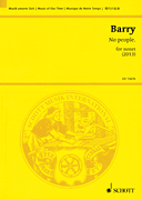 No People. by Barry Gerald for Study Score