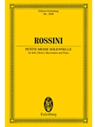 Petite Messe Solennelle - Study Score by Rossini Gioachino for Study Score