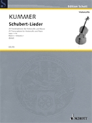 Schubert-Lieder Op. 117b Volume 2 by Schubert Franz - Kummer Friedrich August - for Score and Solo Part
