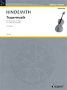 Trauermusik by Hindemith Paul - Heribert Breuer - for Cello w/ Org