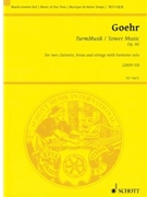 Tower Music Op. 85 by Goehr Alexander for Study Score