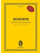 Symphonic Metamorphosis of Themes by Carl Maria Von Weber by Hindemith Paul for Study Score