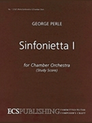 Sinfonietta No.1 (study Score) by Perle George for