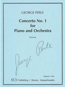 Concerto No. 1 (piano Score) by Perle George for