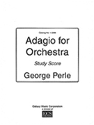 Adagio For Orchestra (study Score) by Perle George for