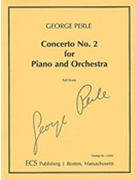 Concerto No. 2 (study Score) by Perle George for
