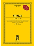 Concerto in G minor RV 531 (P 411 F III/2) by Vivaldi Antonio Lucio for Study Score