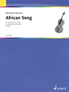 African Song For Cello And Piano by Ibrahim Abdullah for Cello Solo