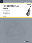 Sonata Op. 11 for Cello and Piano by Hindemith Paul for Cello Collection
