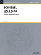 Inno A Roma - Hymne Auf Rom: 6 Pieces For Piano Trio With Voice Sc/pts by Schnebel Dieter for Score and Parts