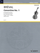 Concertino No 1 in F Major by Breval Jean-Baptiste - Feuillard Louis R - for Cello and Piano