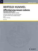 Revelation Of New Life Op. 8:advent Cantata For Alto Solo Choir And Chamber Orchestra by Hummel Bertold for Score