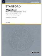 Magnificat - Meine Seele erhebt Gott den Herrn by Stanford Sir Charles Villiers for SATB
