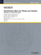 Variations on a Theme from Samori Op. 6 by Weber Carl Maria von for Score and Parts