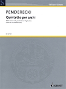 Quintetto per archi by Penderecki Krzysztof for Str Ens