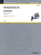 Concerto for Horn and Orchestra by Penderecki Krzysztof - Ouzounoff Alexandre - for
