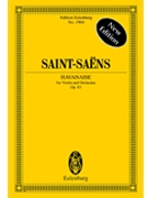 Havanaise For Violin And Orchestra Study Score Op. 83 by Saint-Saens Camille for Study Score