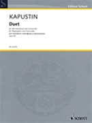 Duet For Alto Saxophone And Violoncello Op. 99 by Kapustin Nikolai for