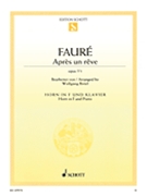 Apres un reve Opus 7/1 by Faure Gabriel - Birtel Wolfgang - for Score and Solo Part