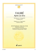 Après un rêve Op. 7/1 by Faure Gabriel - Birtel Wolfgang - for