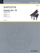 Sonata No 19 Opus 143 by Kapustin Nikolai for Piano