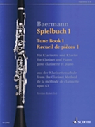 Tune Book 1 from the Clarinet Method Opus 63 #14-32 by Baermann Carl - Erdt Robert - for Clarinet and Piano