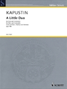 A Little Duo Op. 156 by Kapustin Nikolai for Score and Parts