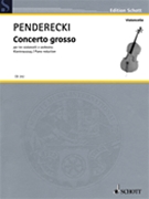 Concerto Grosso by Penderecki Krzysztof for