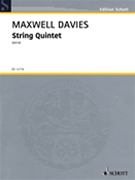 String Quintet Op. 330 by Davies Peter Maxwell for Score and Parts