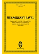 Pictures at an Exhibition by Mussorgsky Modest for Study Score