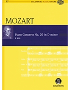 Piano Concerto No. 20 in D Minor by Mozart Wolfgang Amadeus for Study Score