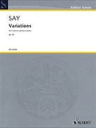 Variations Op. 32 by Say Fazil for Score and Parts