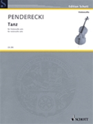 Tanz by Penderecki Krzysztof for Cello Solo