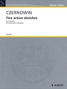 Five Action Sketches by Czernowin Chaya for
