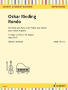 Rondo G Major Op. 22 No 3 by Rieding Oskar for Violin