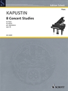 Eight Concert Studies Op. 40 by Kapustin Nikolai for Piano