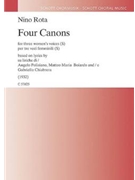 Four Canons by Rota Nino for SSA