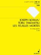Autumn Leaves by Takemitsu Toru for 4 Strings