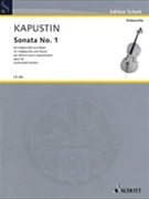 Sonata No. 1 Op. 63 Cello and Piano by Kapustin Nikolai for Score and