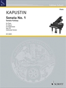 Sonata No 1 Opus 39 - Sonata-Fantasy by Kapustin Nikolai for Piano
