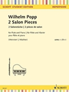 2 Salon Pieces by Popp Wilhelm for Flute Solo