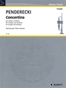 Concertino for Trumpet and Orchestra by Penderecki Krzysztof for