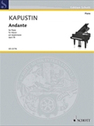 Andante Op. 58 by Kapustin Nikolai for Piano