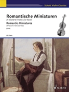 Romantic Miniatures by Various for Violin