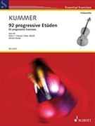 92 Progressive Exercises Op. 60 Vol. 2 by Kummer for Cello